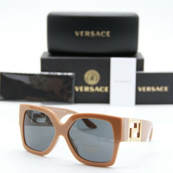 Sale! New Versace Light Brown Sunglasses - Picture 3 of 7